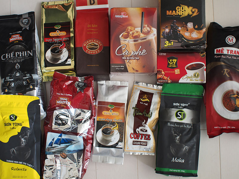 20種以上のベトナムコーヒーを味比べ!おすすめのお土産NO1を探せ