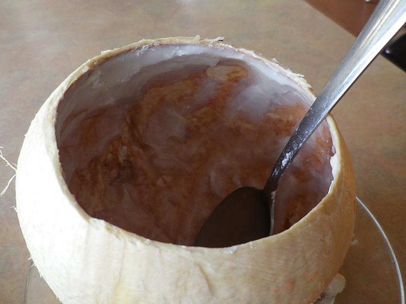 ケムバクダンのココナッツアイス完食