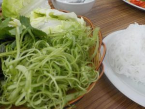 麺の野菜