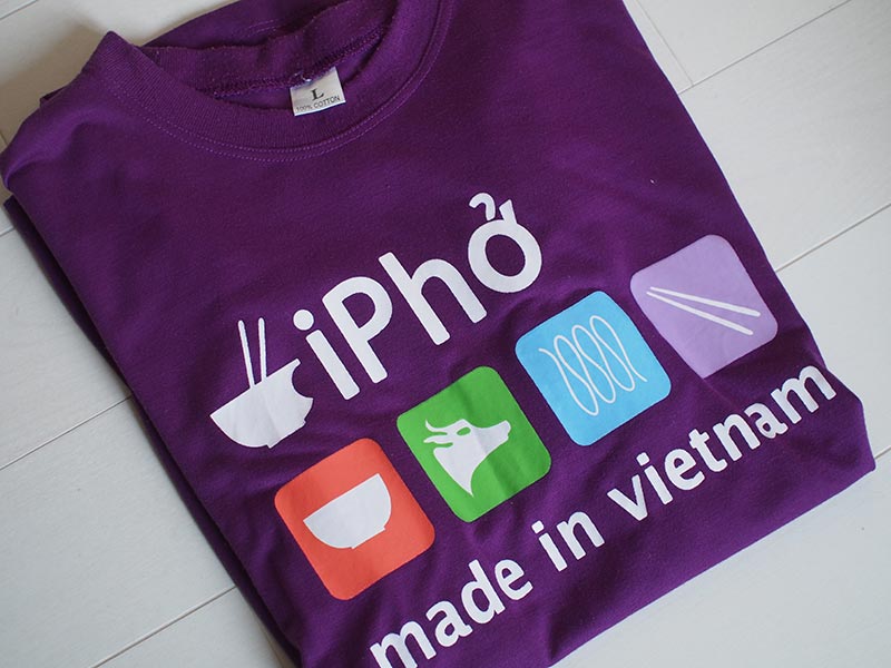 ベトナムお土産のTシャツ（フォー）