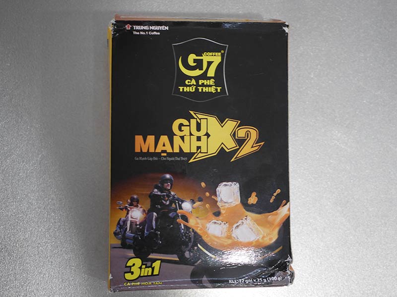 チュングエンコーヒー G7 GU MANH X2　パッケージ