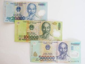ベトナムドン紙幣