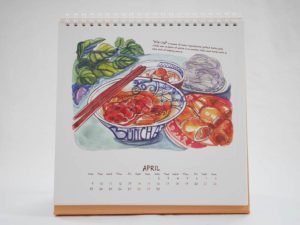 ベトナム料理カレンダー（ブンチャー）