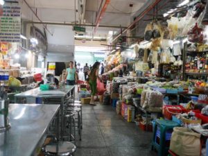 アンドン市場の屋台
