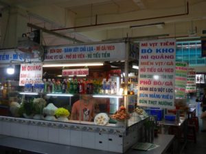 アンドン市場の屋台