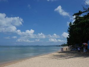 オレンジリゾートのプライベートビーチ