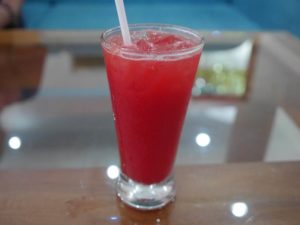 オレンジリゾートのウェルカムドリンク