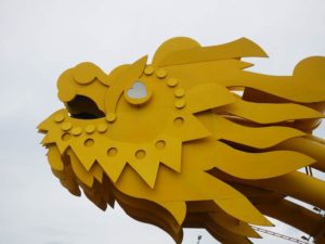 ダナン ロン橋　竜の顔
