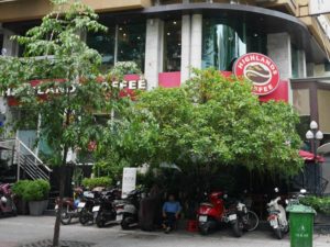 ホーチミンのハイランズコーヒー