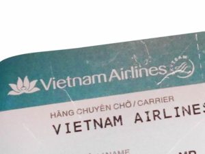 ベトナム航空のチケット