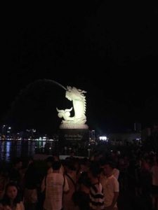 ダナン マードラゴンの夜景