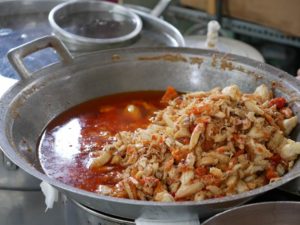 クアン94の山盛りの蟹