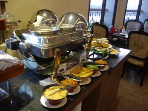 マジェスティックサイゴンの朝食の料理