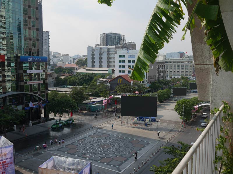 Saigon Oiからの景色