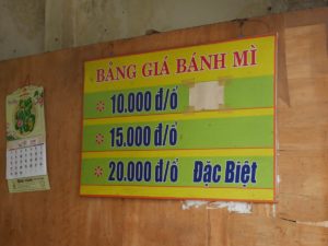 BANH MI ONG TYの値段